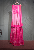 Raani banarasi cotton patola wave saree