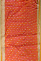 Yellow with raani tanchoi banarasi saree