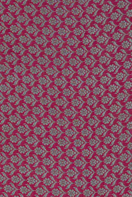 Pink moonga silk banarasi saree - Dark