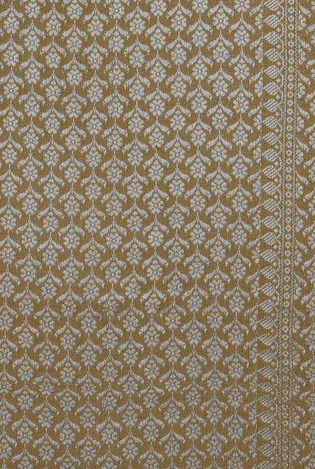 Golden moonga silk banarasi saree