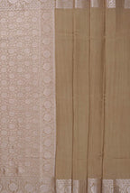 Biscuit moonga silk banarasi saree