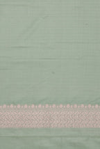 Pista katan silk banarasi saree