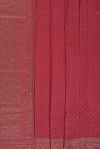 Raani crepe chiffon banarasi saree
