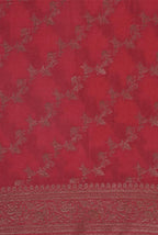 Raani crepe chiffon banarasi saree