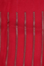 Red banarasi organza saree