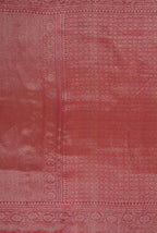 Red banarasi organza saree