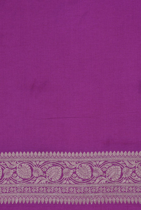 Magenta mashru silk banarasi saree