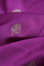 Magenta mashru silk banarasi saree