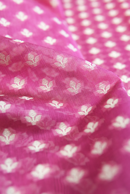 Ranni banarasi cotton butti border saree