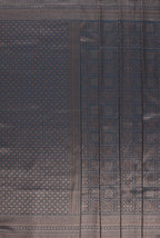 Royal blue soft silk banarasi saree