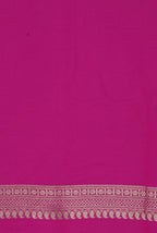 Magenta pink soft silk banarasi saree