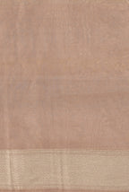 Golden kora organza banarasi saree
