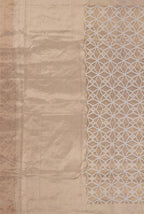 Golden kora organza banarasi saree