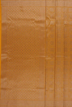 Mustard yellow soft silk banarasi saree