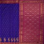 Purple & raani soft silk banarasi saree