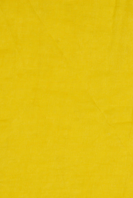 Yellow Linen saree