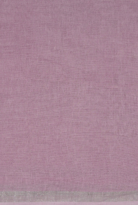 Lavender linen saree