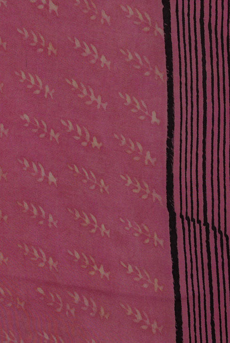 Peach jaipur ajrak modal saree