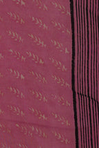 Peach jaipur ajrak modal saree