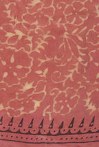 Peach jaipur ajrak modal saree