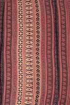 Peach jaipur ajrak modal saree