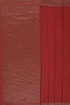 Red crepe chiffon banarasi saree