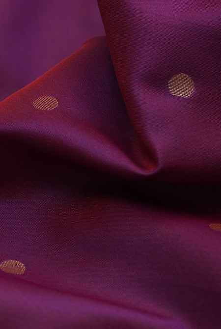 Magenta soft silk banarasi saree