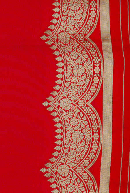 Multi colour soft silk banarasi saree