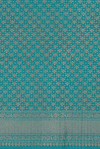 Dark rama & rama soft silk Banarasi saree
