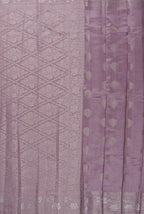 Mauve Moonga silk banarasi saaree